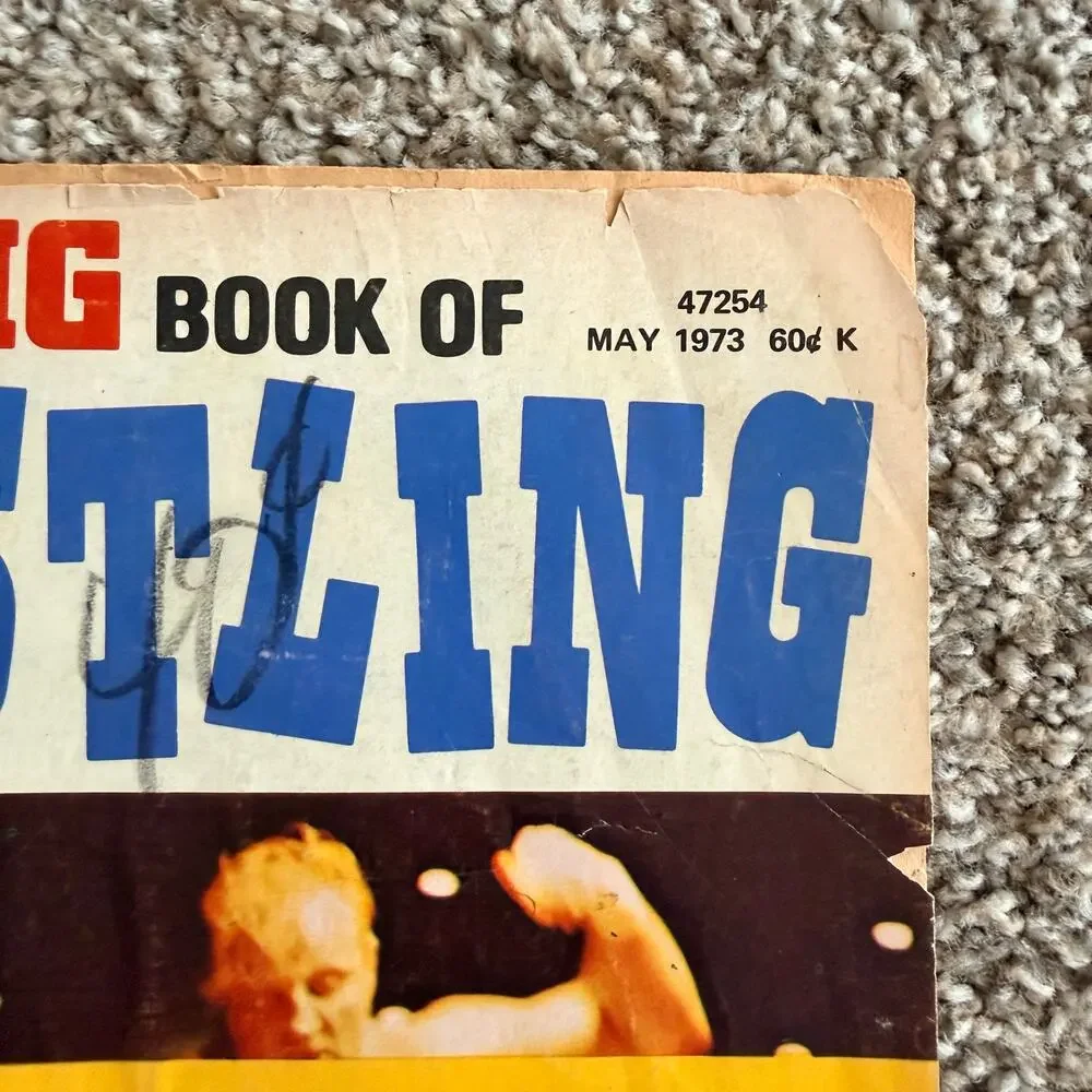MAY 1973 BIG BOOK OF WRESTLING MAGAZINE RIP HAWK DUSTY WAHOO BARON SONNY KING